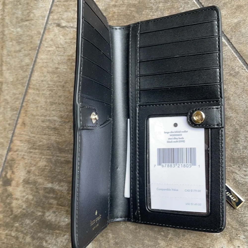 Kate Spade staci large slim bifold wallet - Picture 4 of 5